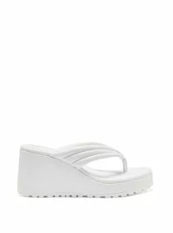 Camuto Kemnie Wedge Slide In White New Arrivals