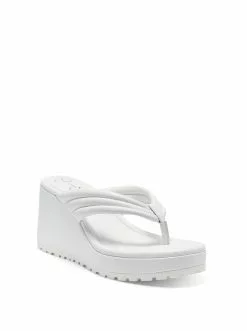 Camuto Kemnie Wedge Slide In White New Arrivals