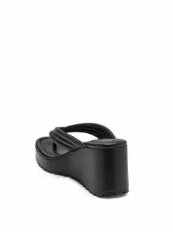 Camuto Shoes Kemnie Wedge Slide In Black