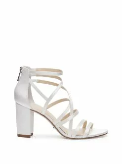 Camuto Shoes Stassey Sandal In White