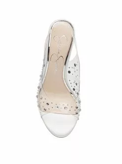 Camuto Jaisey High Heel Slingback In Clear