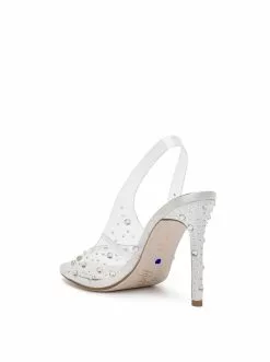 Camuto Jaisey High Heel Slingback In Clear