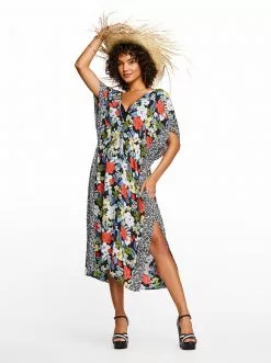 Amerex Tropical Punch Cover Up In Floral Swim