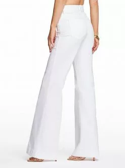 OJG True Love Wide Leg Trouser Jeans In White Clothing