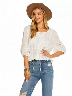 OJG Clothing Twyla Top In Bright White