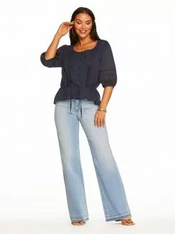 OJG Twyla Top In Black Iris