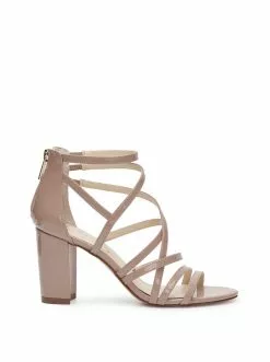 Camuto Shoes Stassey Sandal In Chai Latte