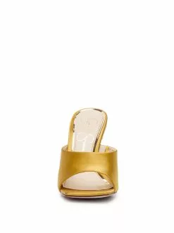 Camuto Sanaa Slide In Satin Brass New Arrivals