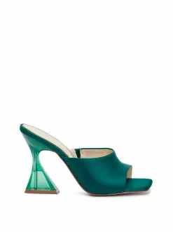 Camuto Sanaa Slide In Green Shoes