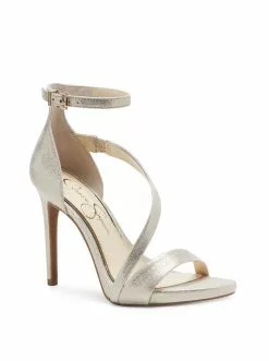 Camuto Rayli High Heel Sandal In Pale Gold Shoes