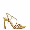 Camuto Pyine High Heel In Satin Brass Shoes