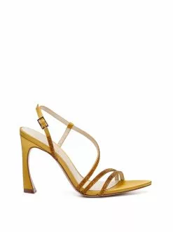 Camuto Pyine High Heel In Satin Brass Shoes