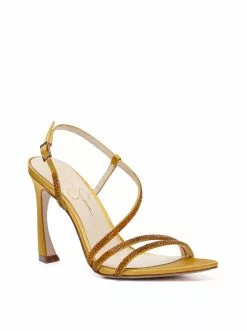Camuto Pyine High Heel In Satin Brass Shoes