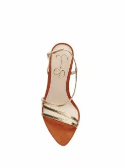 Camuto New Arrivals Pyine High Heel In Gold Snake