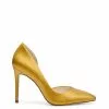 Camuto Prizma D'Orsay Pump In Satin Brass Shoes
