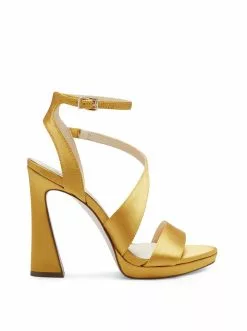 Camuto Friso High Heel In Satin Brass
