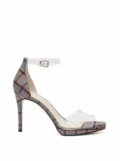 Camuto Daisile High Heel In Clear & Black Shoes