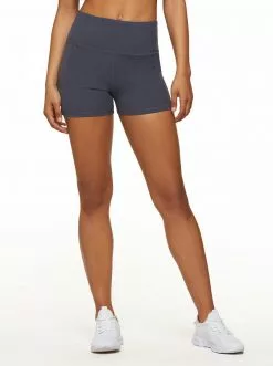 Rockfit Shorts Tummy Control Solid Hottie In Ombre Blue