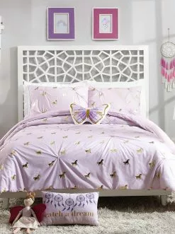 Peking Handicraft Fiona Unicorn Kids Comforter Set Home