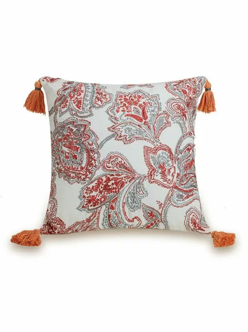 Peking Handicraft Coral Gables Decorative Pillow With Tassels