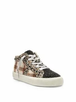 Camuto Folliah Casual Sneaker In Black & Print Shoes