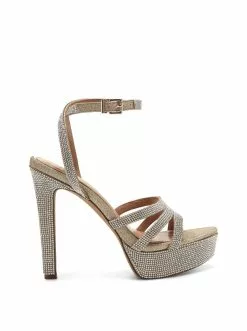 Camuto Shoes Balina Platform Heel In Champagne