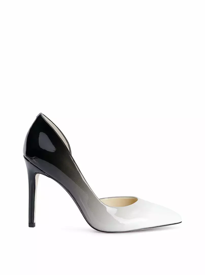 Camuto Prizma D'Orsay Pump In Black & White Ombre 1 Camuto Prizma D'Orsay Pump In Black & White Ombre