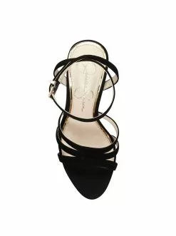 Camuto Shoes Balina Platform Heel In Lux Black