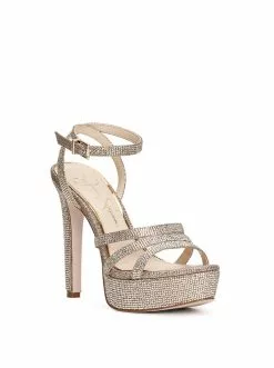 Camuto Balina Platform Heel In Gold