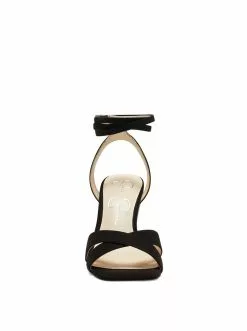 Camuto Shoes Arlisa Wedge Sandal In Black Sparkle