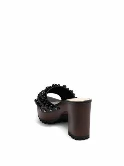 Camuto Telina Platform Slide In Black Pearl