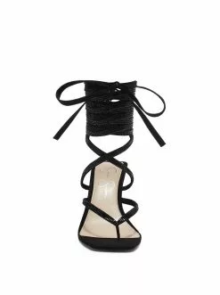 Camuto Kelsa High Heel Sandal In Black Sparkle Shoes