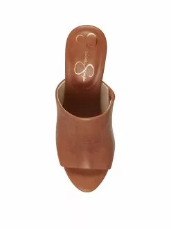 Camuto Shelbie Platform Slide In Caramel Shoes
