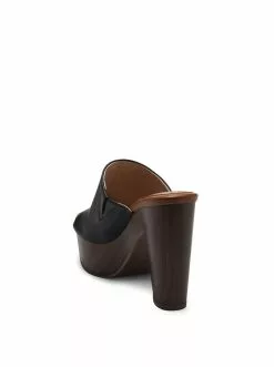 Camuto Shoes Shelbie Platform Slide In Black