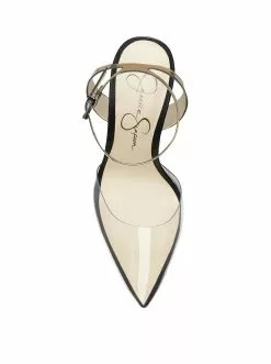 Camuto Shoes Pirrie High Heel In Clear & Black