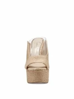Camuto Annalyn Platform Slide In Natural