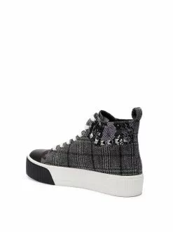Camuto Shoes Emiliya Platform Sneaker In Plaid